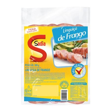 Linguiça de frango sadia 900g