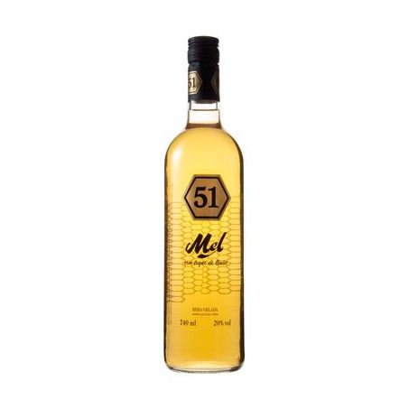 Cachaça 51 Mel com Toque de Limão Garrafa 740ml