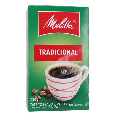 CAFÉ PÓ MELITTA TRADICIONAL VÁCUO 250G 360-35