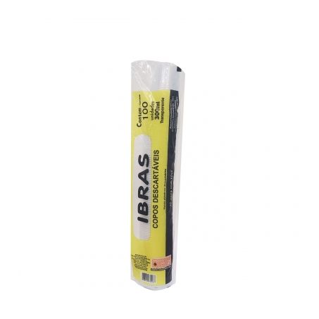 Copo Descartavel Ibras 300ml 100un Transparente
