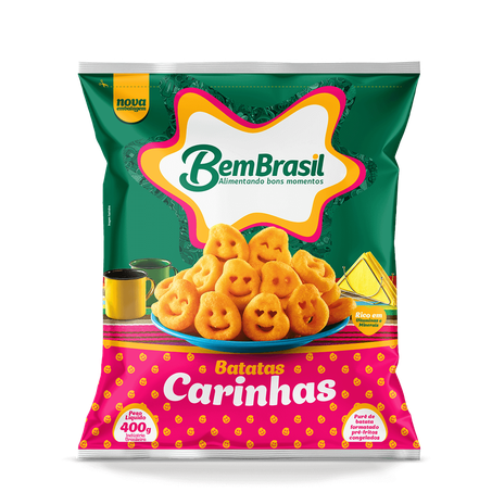Batata bem brasil carinhas 400gr