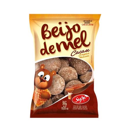 Biscoito Sagra 250g Beijo De Mel Cacau
