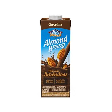 ALIMENTO ALMOND BREEZE AMÊNDOAS CHOCOLATE 1L