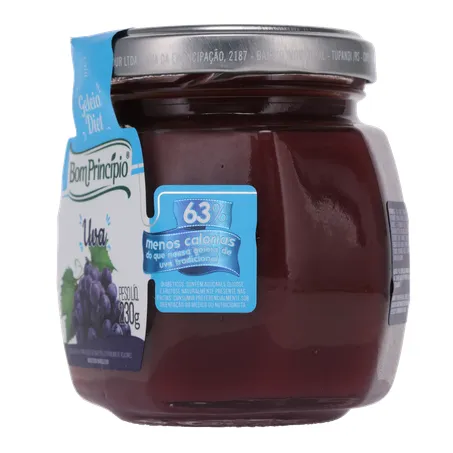 GELEIA BOM PRINC 230G DIET UVA  360-6