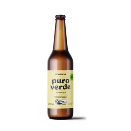 Kombucha puro verde maracuja 350ml