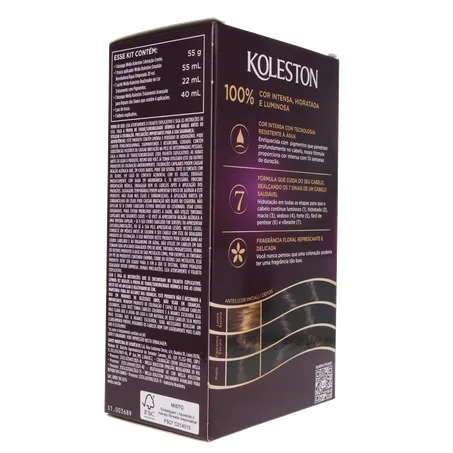 Tintura de Cabelo Koleston Preto 20 Embalagem 1UN 360-13