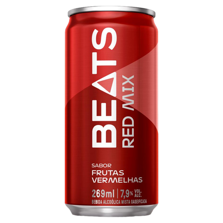 Skol beats red mix lata 269ml