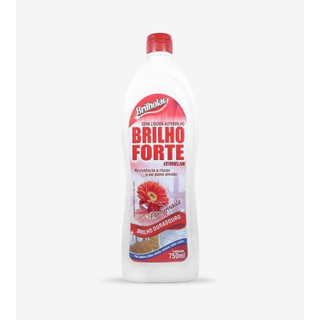 Cera brilho forte vermelha 750ml
