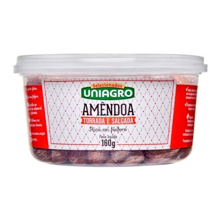 AMENDOA UNIAGRO 160G T/S S/C