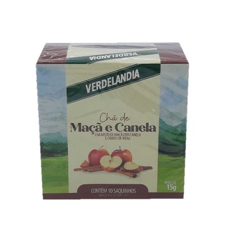 Chá verdelandia maçã e canela 15g