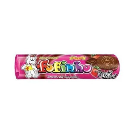 Biscoito rech. fofinho 110gr chocolate/m