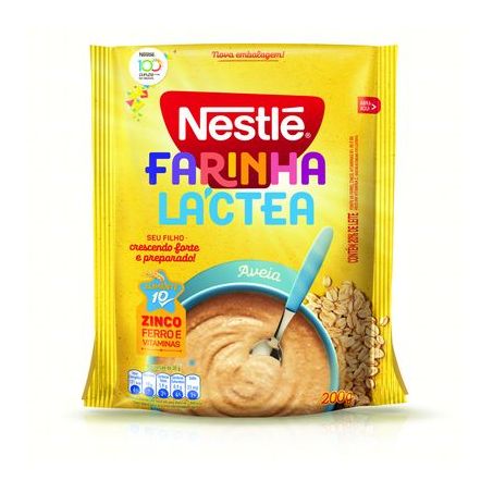 Farinha lactea nestle 200g aveia sache