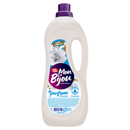 Amaciante de Roupas Mon Bijou + Cuidado Frasco 1.7lt