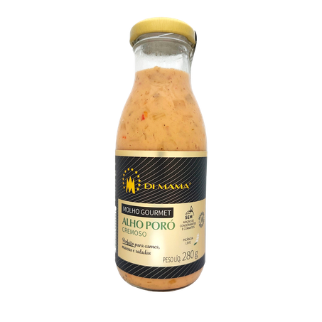 Molho Gourmet Di Mama Alho Poró Cremoso 280g