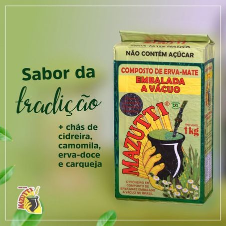 Erva mate mazutti 1kg
