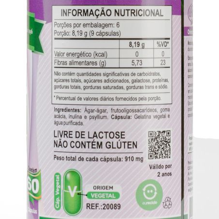 FIBRA SECA CINTRE-LINE 910MG 60 CAPSULAS UNILIFE 360-2