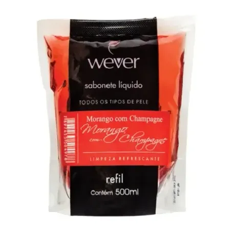 Sabonete Liq Wever Refil 400ml Morango
