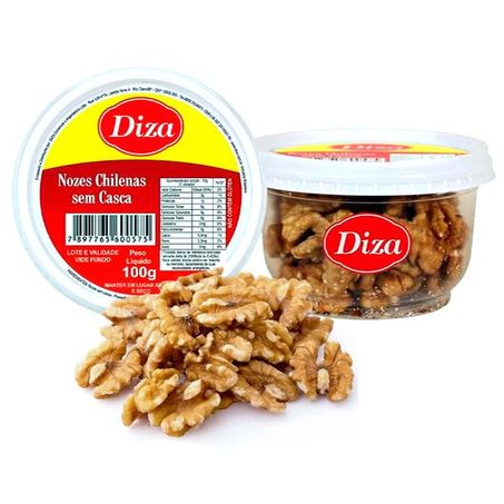 Nozes Chilenas Diza Sem Casca Pote 100g