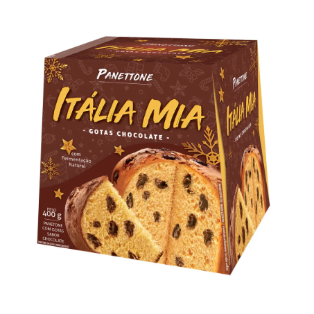 Panettone italia mia gotas choco 400g