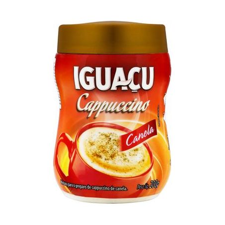 Cappuccino Solúvel Iguaçu Canela  Pote 200gr