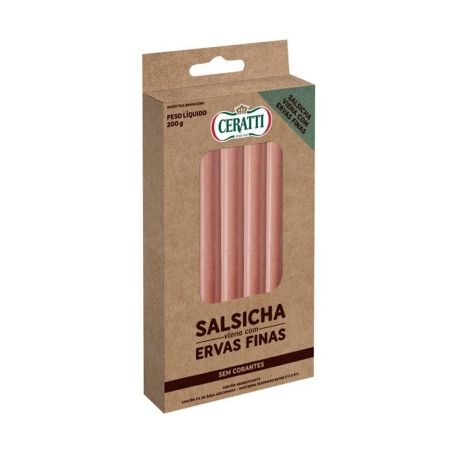 Salsicha viena 200gr ceratti ervas finas