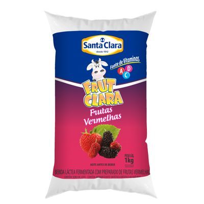Bebida láctea frutas vermelha santa clara sch 1l