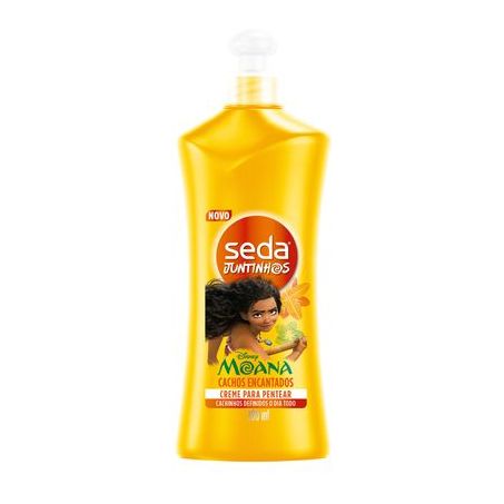 Creme para Pentear Infantil Seda Juntinhos Moana Cachos Encantados Frasco 300ml