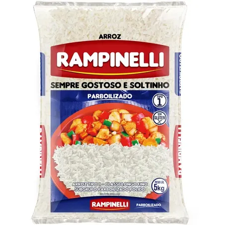 Arroz parboilizado rampinelli 5kg