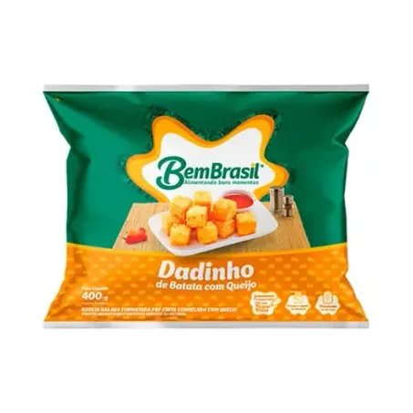 Dadinho de batata bem brasil c/queijo 400g
