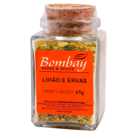 Limão e Ervas Bombay 65g