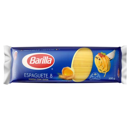 MACARRÃO COM OVOS ESPAGUETE 8 BARILLA