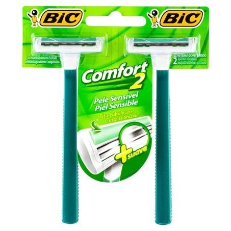 APARELHO DESCARTÁVEL PARA BARBEAR BIC COMFORT 2