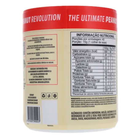 Pasta de Amendoim Dr Penaut Bueníssimo 600g 360-18