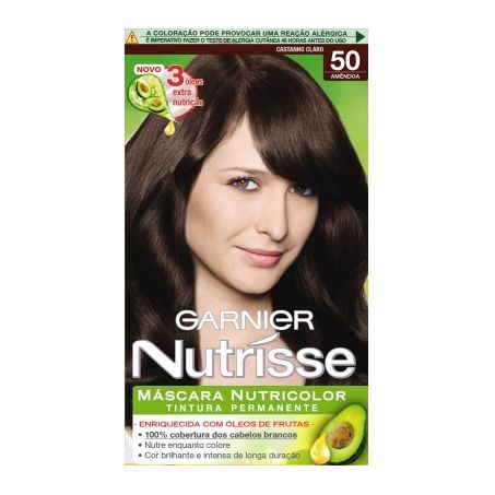 Tintura Pra Cabelo Garnier Nutrisse Castanho Claro Amêndoa 50