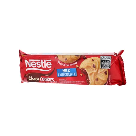 Biscoito Nestlé Cookies Recheado Chocolate Ao Leite Pacote 120G 360-2