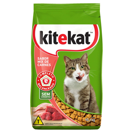 Ração Kitekat 10,1kg - Adulto - Mix de Carnes