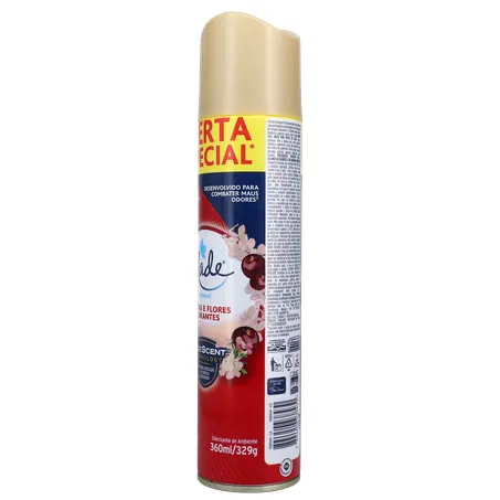Desodorizador Aerossol Frutas e Flores Vibrantes Glade 360Ml 360-22