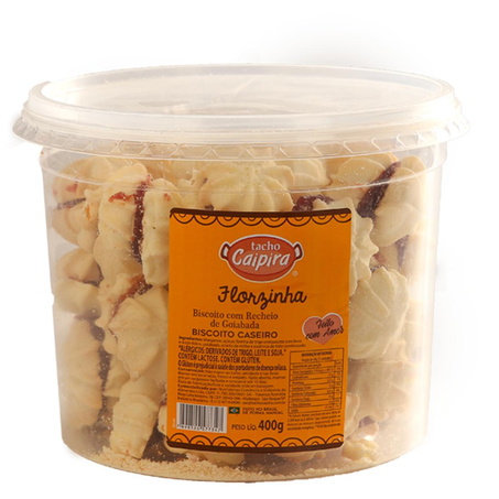 Biscoito Tacho Caipira 350g - Florzinha - Goiabada