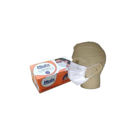 Mascara tripla branca medix com 50 un