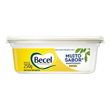 CREME VEGETAL AMANTEIGADO COM SAL BECEL