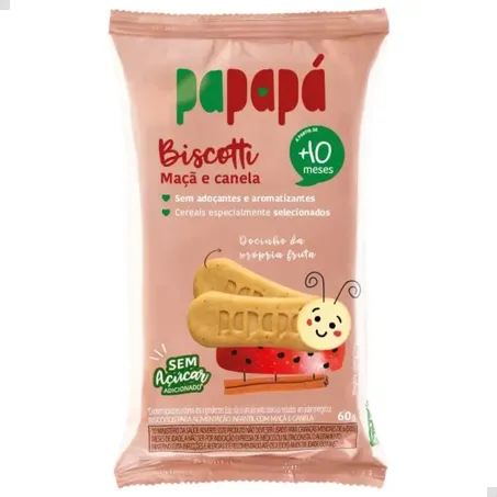 Biscoito infantil papapa maca/canela 60g