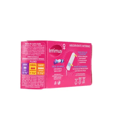 Absorvente Interno Intimus Mini Leve 16 Pague 15 Unidades 360-13