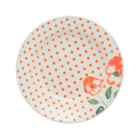 Prato Cerâmica Oxford Holambra Fundo 22cm 1un Ref 095