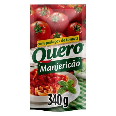 Molho de tomate quero manjericão 300g