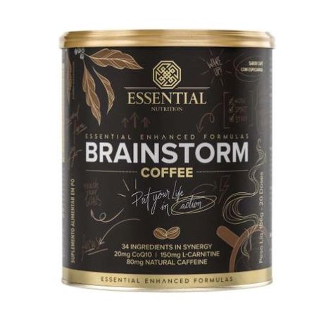 Suplemento essential brainst coffe 186g