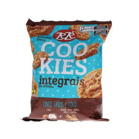 クッキー Biscoito Cookies Zeze Integral Cinco Graos e Coco 150g | Colatusso