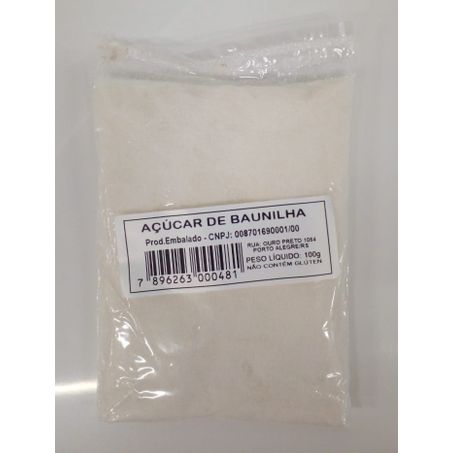 Acucar de baunilha 100g
