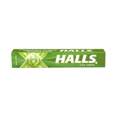 HALLS UVA VERDE 28G