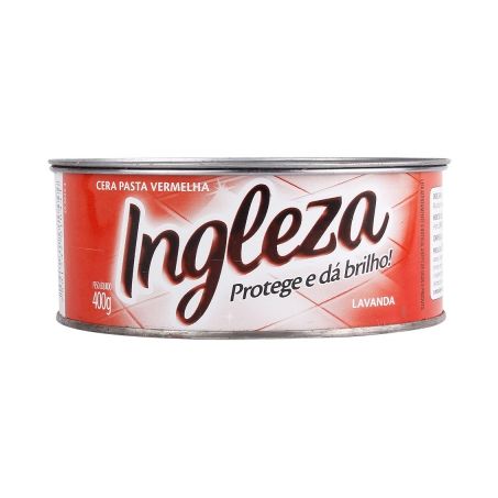 Cera em Pasta Ingleza Lavanda Vermelha Lata 400G