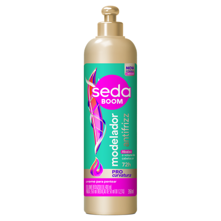 Creme pentear boom antifrizz seda 350ml